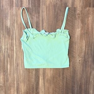 Zara Ruffle Crop Top